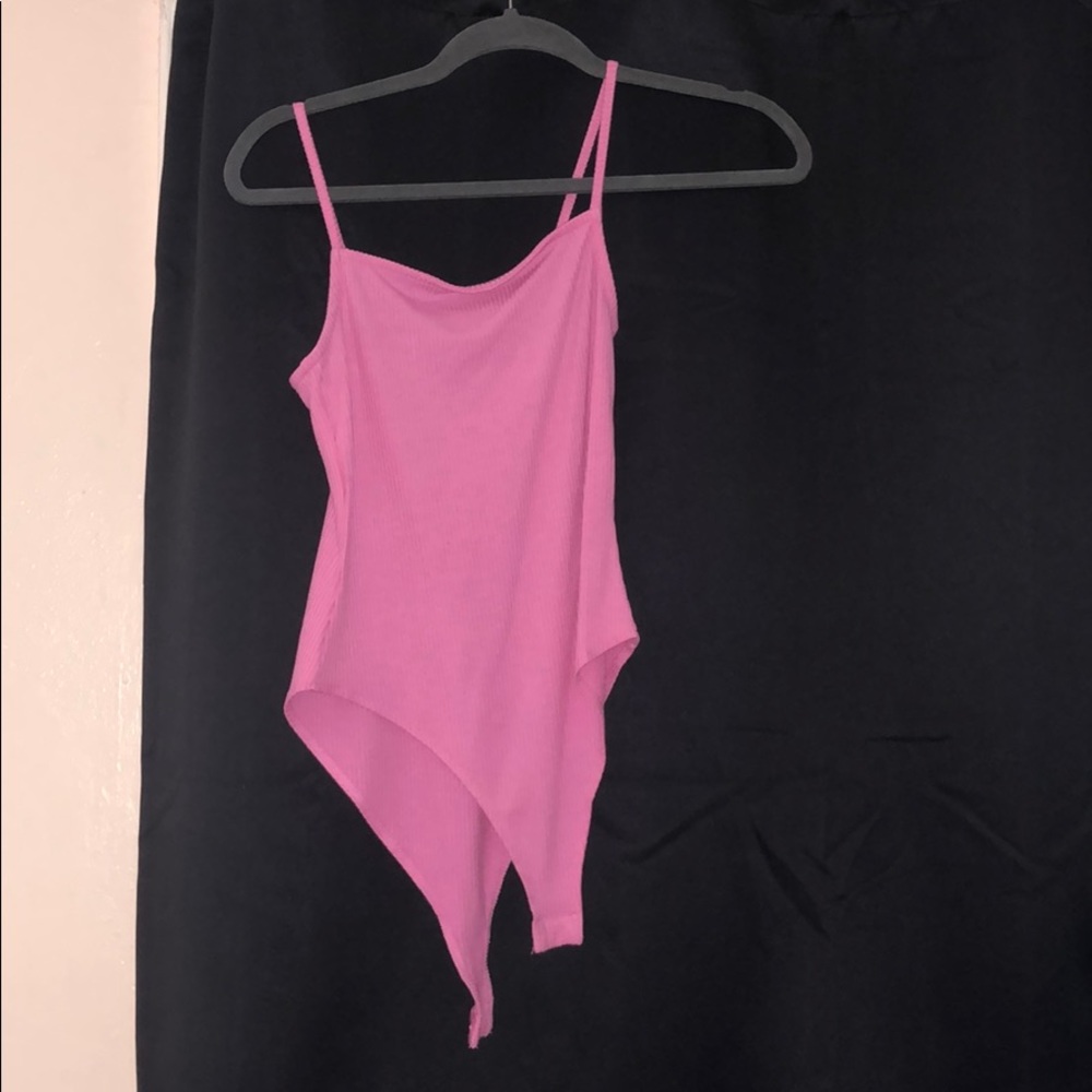 Pink bodysuit